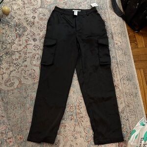 Good American Silk Cargo Pant